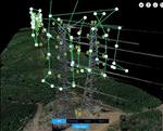 Công ty Truyền tải điện 2 hoàn thành việc lập đường bay tự động trên mô hình 3D cho UAV kiểm tra đường dây