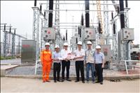 Công đoàn NPTPMB thăm hỏi Tháng công nhân và tháng ATVSLĐ tại công trường Dự án “Lắp đặt tụ bù lưới truyền tải điện khu vực miền Bắc năm 2024”